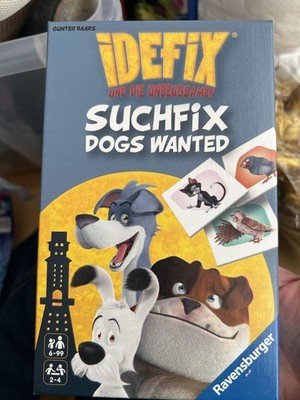 Ravensburger Mitbringspiel Idefix und die unbeugsamen Suchfix dogs wanted neu