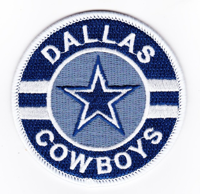 3 INCH DALLAS COWBOYS SEW/IRON ON PATCH SPORTS FAN APPAREL SOUVENIR NFL