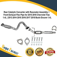 Rear Catalytic + Res. + Flex Pipe for 13-18 Buick Encore|15-16 Chevy Trax 1.4L