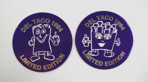1994 Del Taco Limited Edition Pog Lot, Pogs - Picture 1 of 2