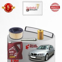 Wartungsset Filter Und ÖL BMW Serie 3 E46 316 I 85KW 115PS 2004