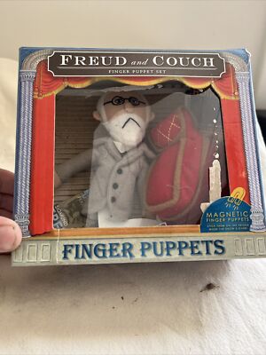 Couch Puppet Freud and Couch Magnetic Finger Puppet Set Presents of Mind ...