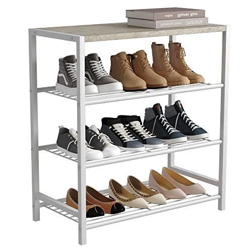 HOMEFORT Shoe Rack 6-Tier, Shoe Storage Shelf, Industrial Shoe