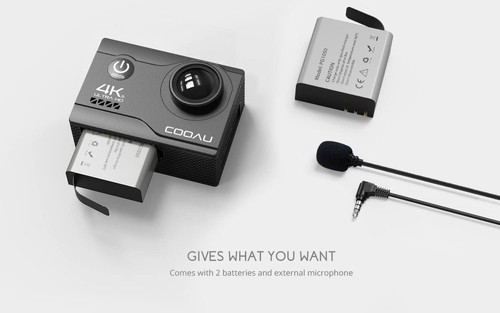 4K Sport Camera 170° Action Camera Ultra HD 20MP WiFi Waterproof Remote Control - Picture 4 of 12