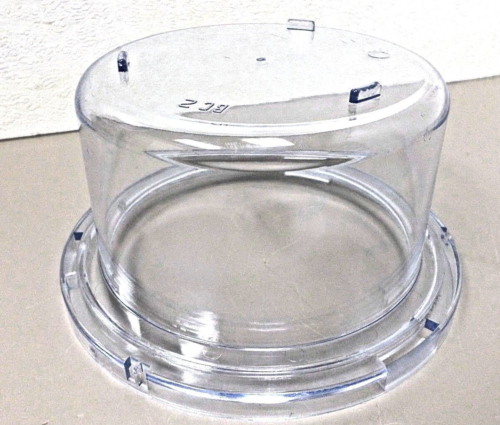 Bentley BC2 couvercle de compteur électrique rond transparent polycarbonate de profondeur moyenne  - Photo 1/13
