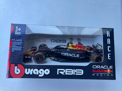 New Burago Formula 1 F1 Max Verstappen #1 Oracle Red Bull RB19 1/43