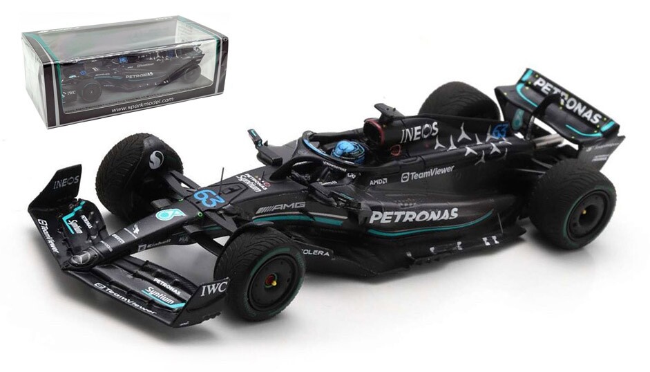 Spark S8578 Mercedes-AMG F1 W14 5th Monaco GP 2023 - George Russell 1/43 Scale