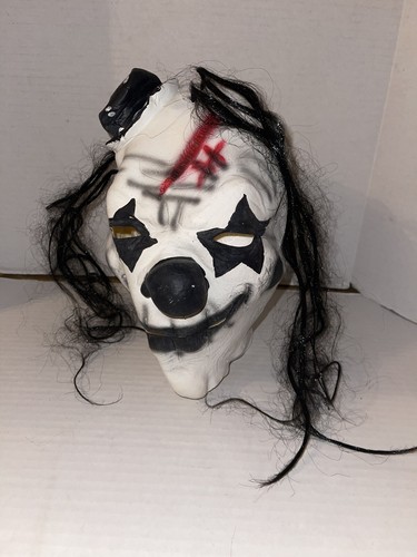 Scary Evil Clown Halloween Mask Costume Creepy Killer Clown