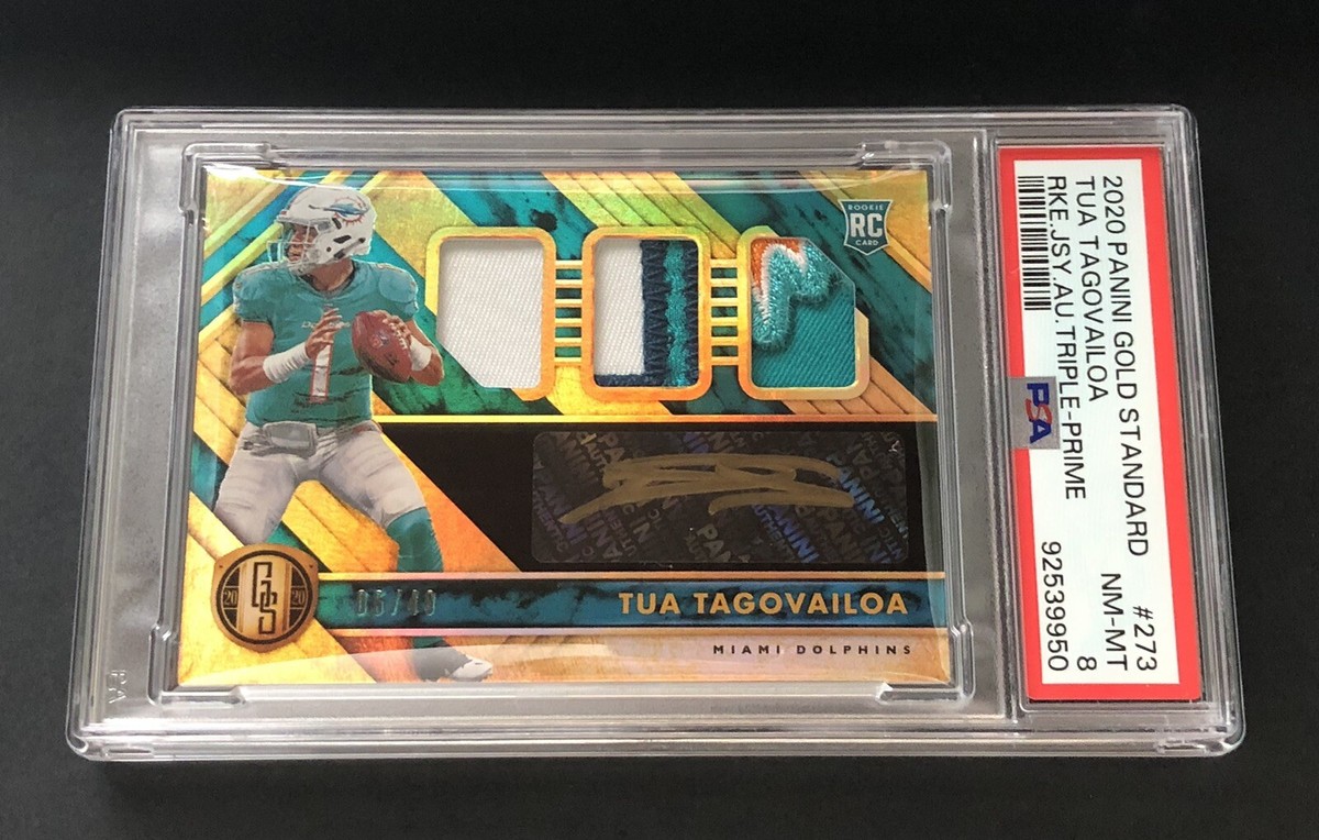 2020 Gold Standard Tua Tagovailoa Triple Patch Auto RPA #6