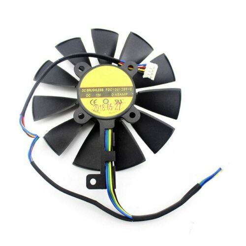 coolingFan For ASUS GTX 980Ti R9 390X 390 480 VEGA56 GPU FDC10U12S9-C 87mm - Picture 14 of 16
