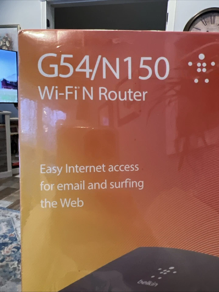 Belkin G54/N150 WiFi N Router Up to 150Mbps NEW IN Sealed Plastic - Image 4 of 4