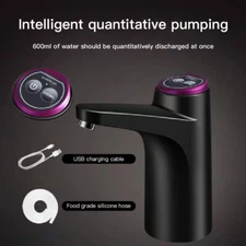 5 Gallon Water Bottle Switch Pump Electric Automatic Universal Jug Dispenser USB