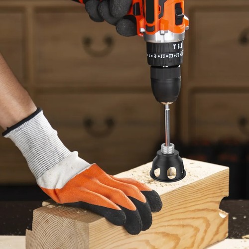 Vertical Drill Guide Doweling Jig Kit Aluminum Alloy Self Centering Dowel lePHD - Picture 10 of 11