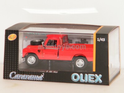 Modèle Réduit Land Rover Série 109 Pick-up Rouge - Échelle 1:43 Oliex - Neuf Boîte