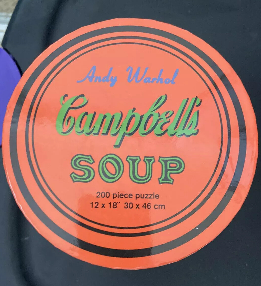 【アンディウォーホル】Campbell's Soup Puzzle 200ピース Andy Warhol Campbell's Soup Can Puzzles