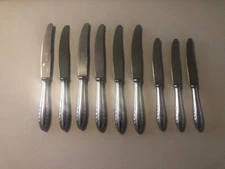 Krupp Berndorf Rostfrei 1950’s Dinner & Smaller Knives Lot of 9