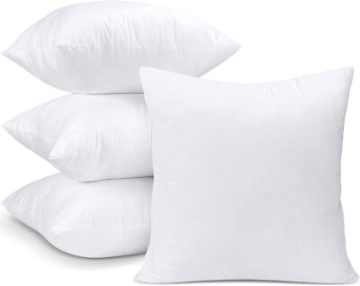 Utopia Bedding 4er Set Kissenfüllung 40 x 40 cm Innenkissen Füllkissen dekorativ