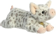 Aurora - Miyoni - 16.5" Spotted Piglet Realistic Stuffed Animal