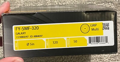 Mirka FY-5MF-320 Galaxy Sanding Disc Auto Sandpaper 320 Grit 5 inch 50 Sheets