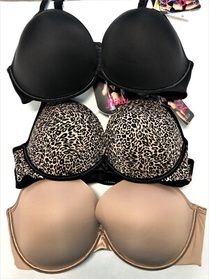 Olga Flirty Plunge Full Figure Underwire T-Shirt Bra GD0711A NEW w/Tags HTF Item