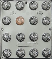 Swirl Mint Chocolate Candy Mold Candy Making  135 NEW