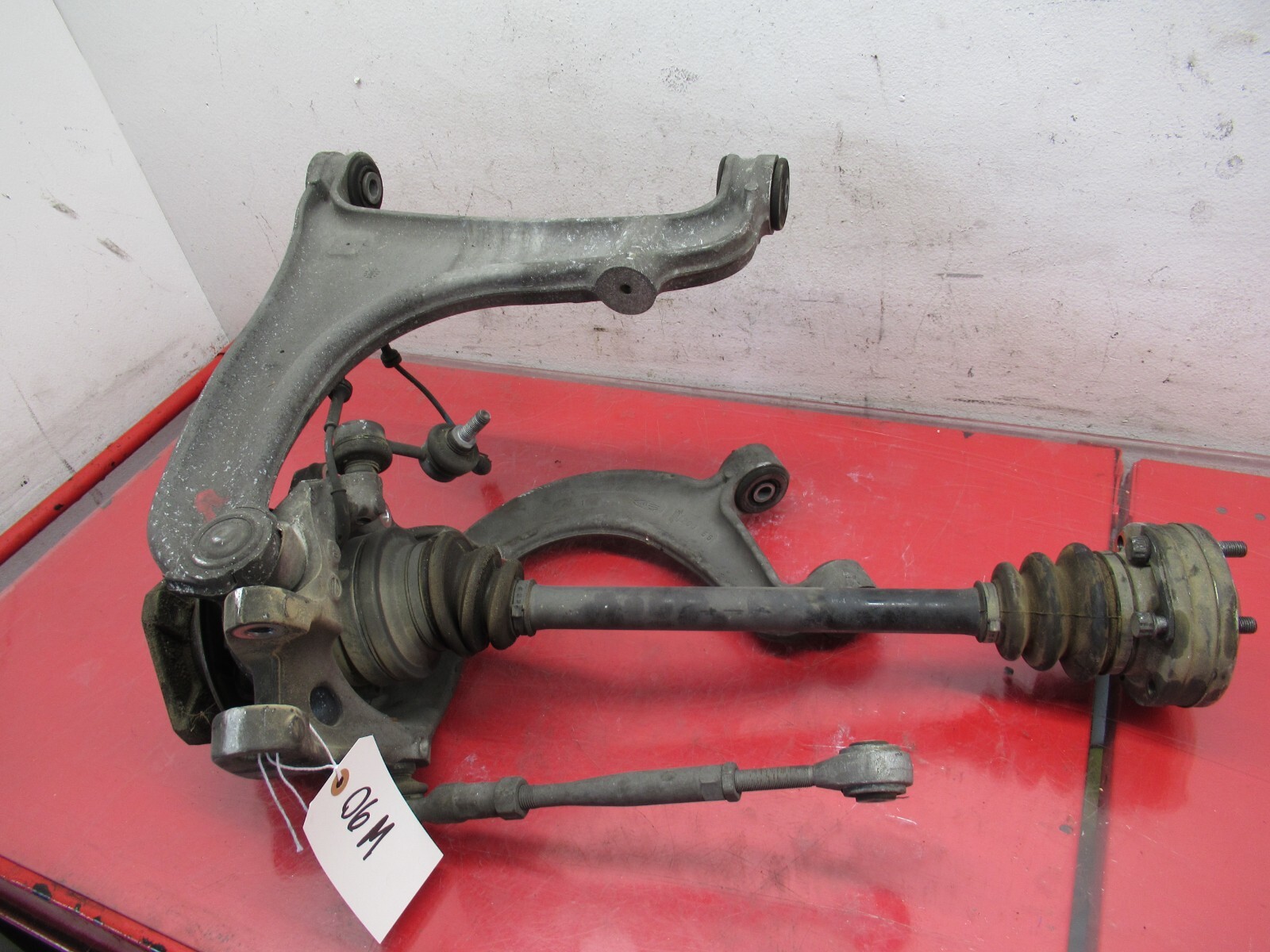 04-08 MASERATI QUATTROPORTE REAR RIGHT SPINDLE ARM AXLE SUSPENSION ASSEMBLY OEM