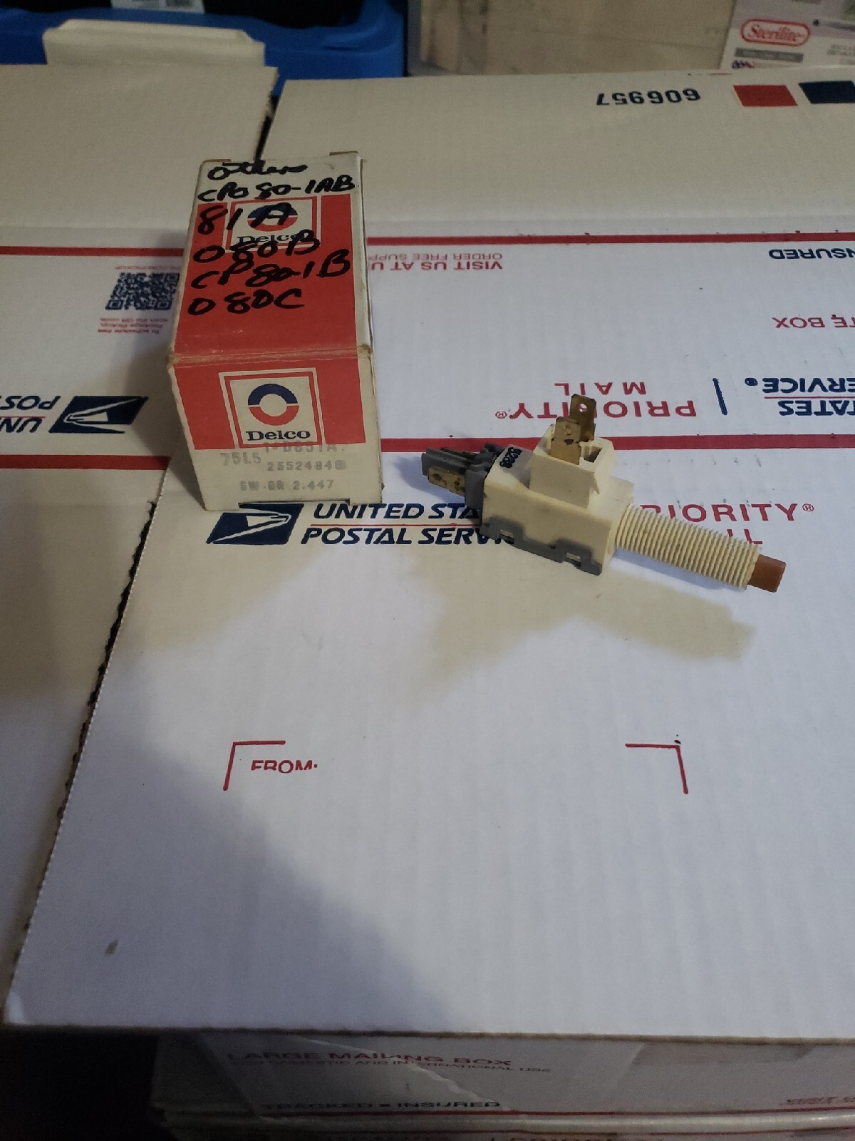 NOS GENERAL MOTORS GM STOP BRAKE LIGHT SWITCH 25524846 D851A eBay