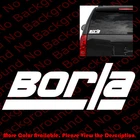 Borla Vinyl Decal Race Car Window Bumper Fender Die Cut Exhaust Sticker RC003