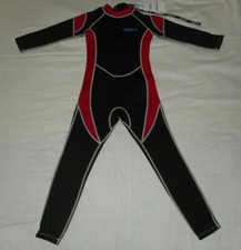 HISEA SEAC Wetsuit Red  Black Color Youth Size 8 Neoprene Swim Scuba Surf New