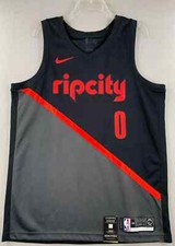 Damian Lillard Portland Trail Blazers Nike Swingman Jersey Rip City Men 2018 NBA
