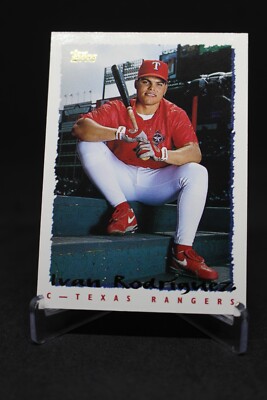 1996 Topps Cyber Sats Ivan Rodriguez HOF Texas Rangers