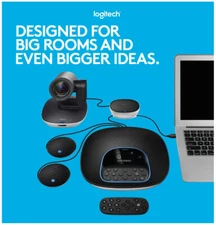 Logitech GROUP Video Conferencing System,updated FW,  Teams/Zoom Ready!