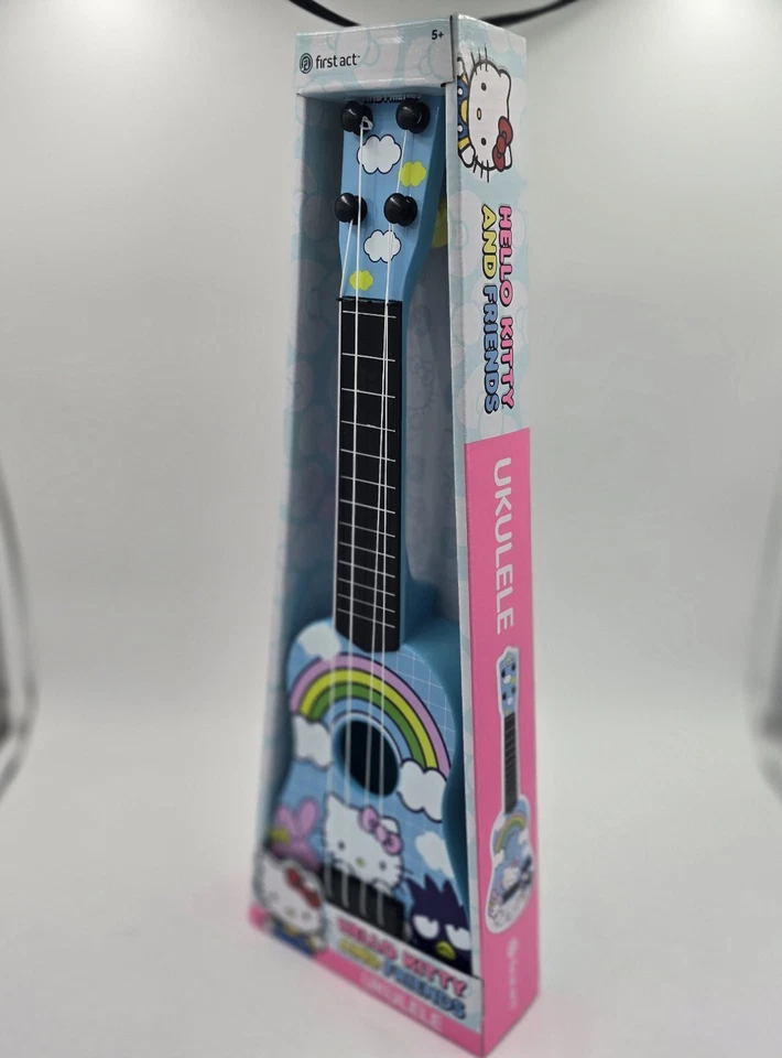 Sanrio Hello Kitty and Friends 尤克里里第一幕乐器蓝色 2024 — 第 4/4 张图片