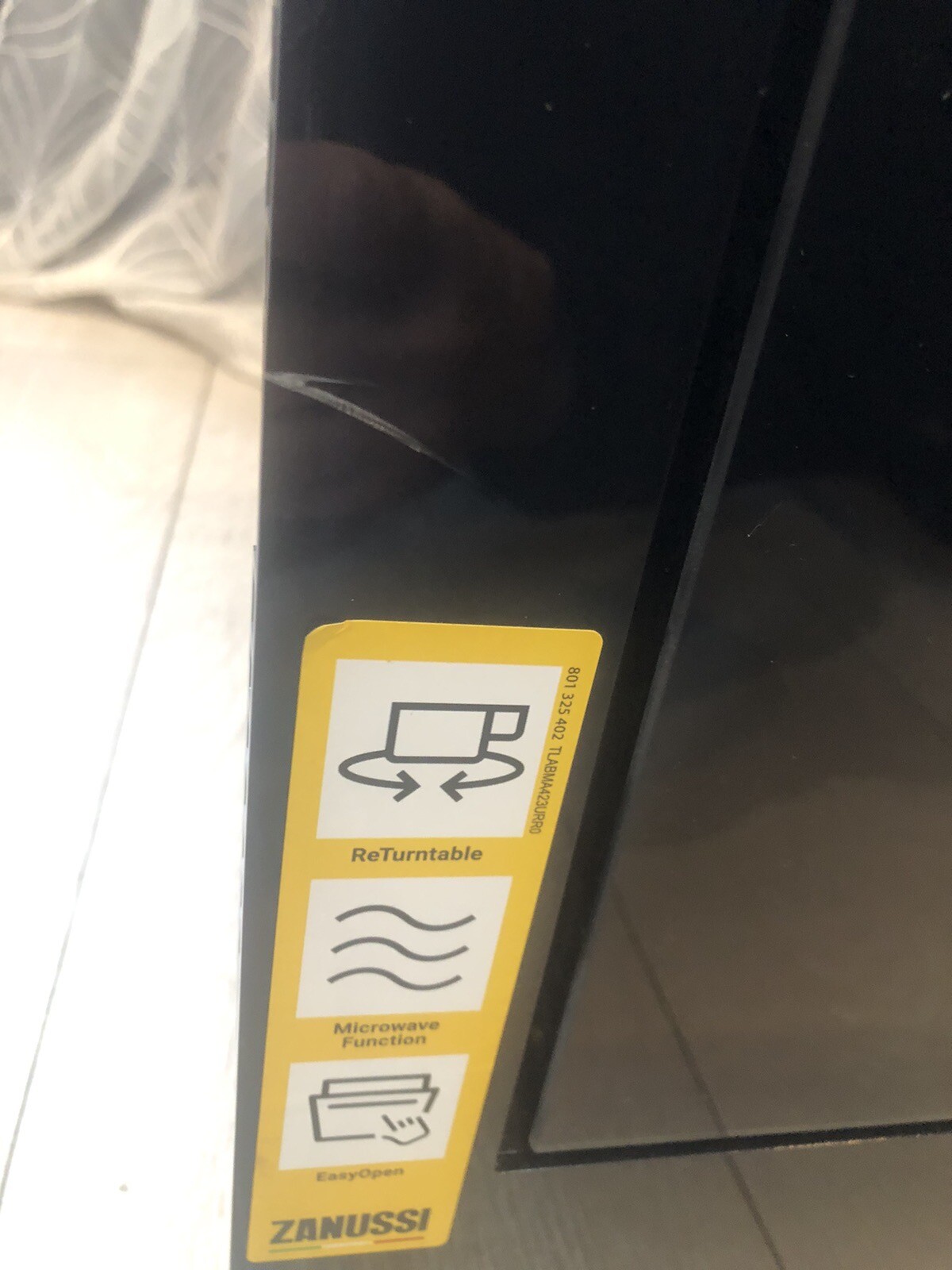 Zanussi Built In Microwave Black / Stainless Steel ZMBN4SX