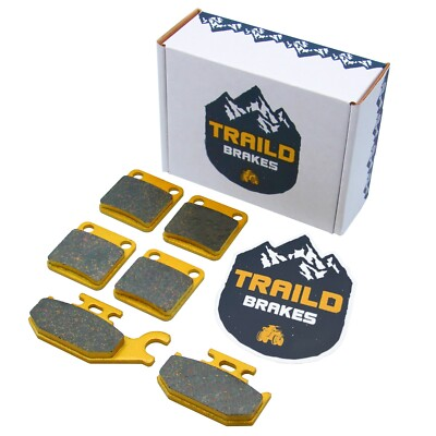 #ad #ad Yamaha Kodiak Grizzly 400 450 2000 2008 Ceramic Brake Pad Set $33.79