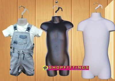 SHOPFITTINGS DISPLAY Child HANGING Body Shop Display Body Form Kids Mannequin