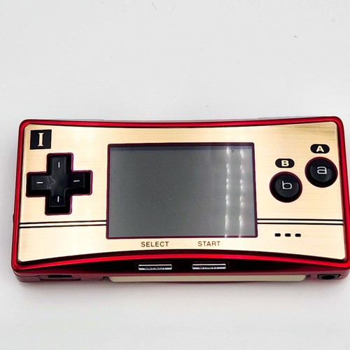 Nintendo Famicom Gameboy Micro 20th Anniversary Edition Good Condition Working - Picture 15 of 20