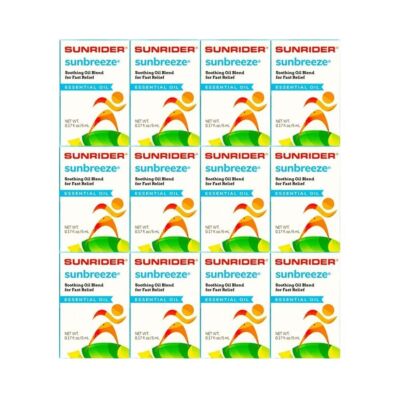 12x Sunrider Sunbreeze Ätherisches Öl 5ml Verstauchung Schmerzlinderung...