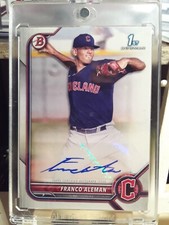 2022 TOPPS BOWMAN 1ST BOWMAN CARD FRANCO ALEMAN AUTOGRAPH #PPA-FA
