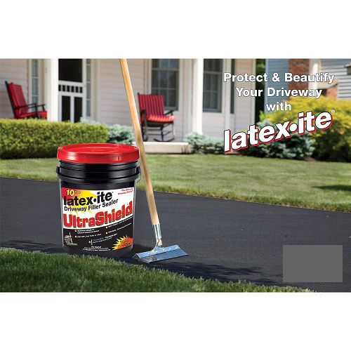 4.75 Gallon Pail Ultra Shield Driveway Filler Sealer Durable NonSkid