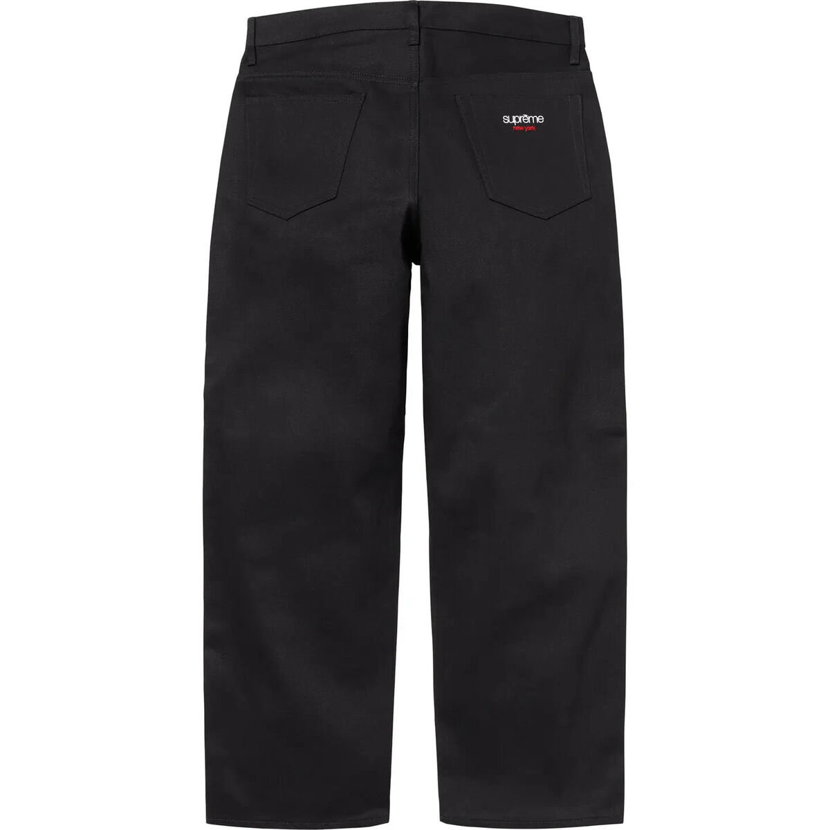 Supreme Rigid Baggy Selvedge Jean 25SS week1 Rigid Black Supreme Rigid Baggy Selvedge Jean 25SS week1 Rigid Black