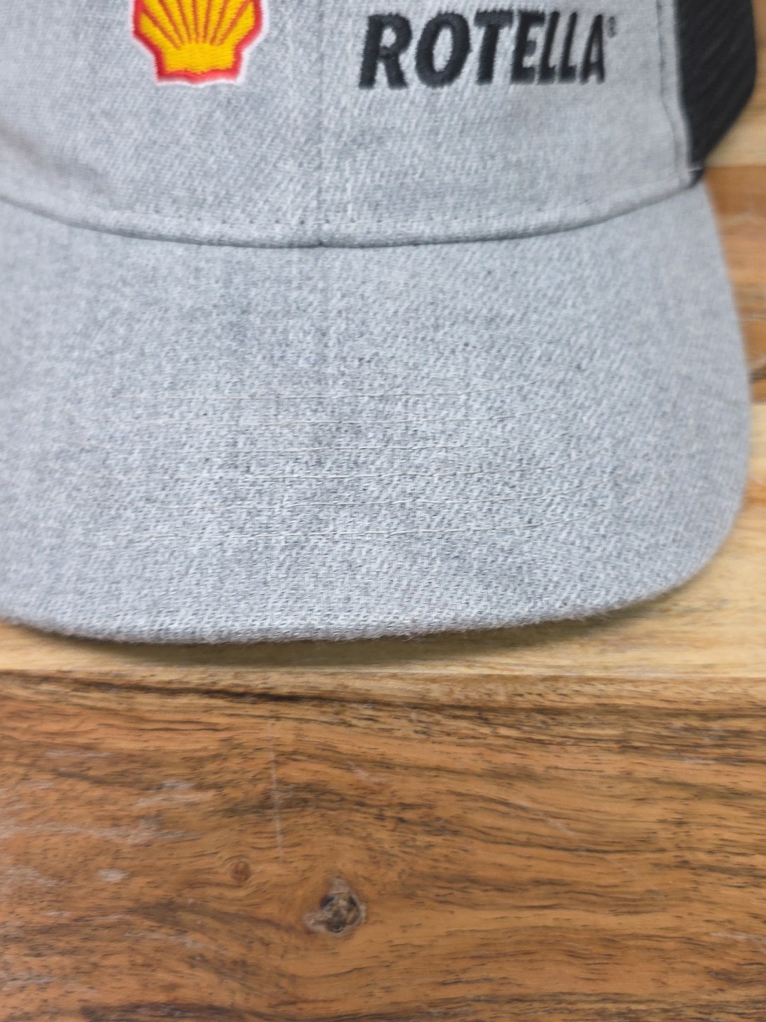 Shell Rotella Adjustable Hat New Embroidered Gray… - image 4