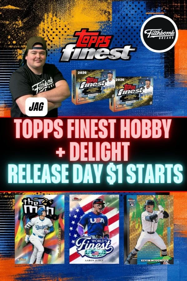 $1 START TOPPS FINEST FULL CASE W/ JAG!!