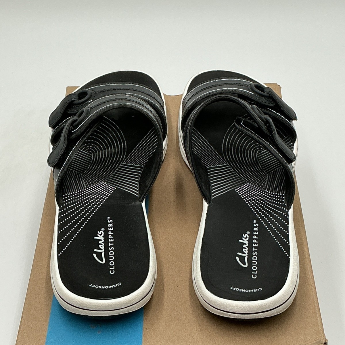 Clarks Breeze Maye 26181757 Sandals Women's US 8M Black Slip On Slides Ebay2244 View 5