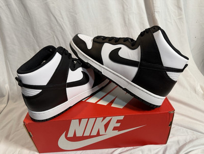 Nike Dunk High Retro Black/White High Top Lace-Up Men's Sneakers DD1399-105