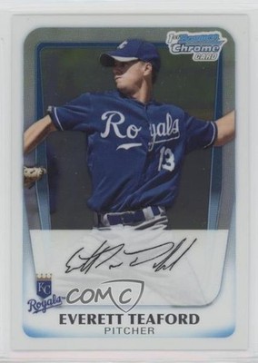 2011 Bowman Chrome Prospects Everett Teaford #BCP20 Rookie RC 6o1