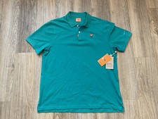 Nike Tiger Woods Frank Masters Green Knit Golf Polo Shirt Size Large CJ0880-370