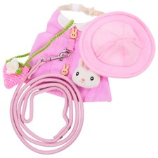 Ferret Harness and Leash Set Small Animal Clothes Bunny for Bunnies