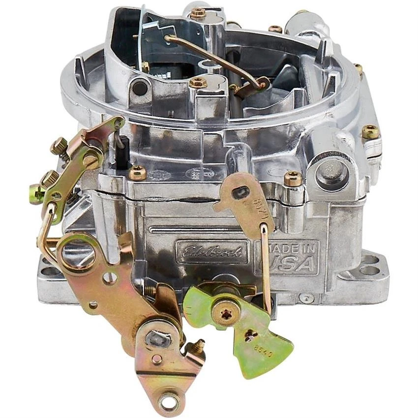 Carburador de 4 barriles Edelbrock 1404 Performer 500 CFM, obturador manual Foto 3 de 4