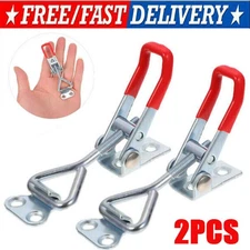 2 PCS Steel Toggle Latch Catch Adjustable Lock Clamp Anti-rust Clip For Box Case